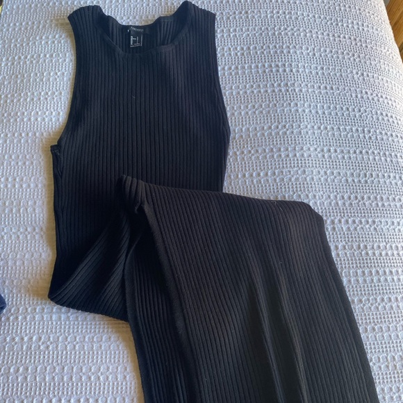 Black stretchy dress size L - Picture 4 of 5
